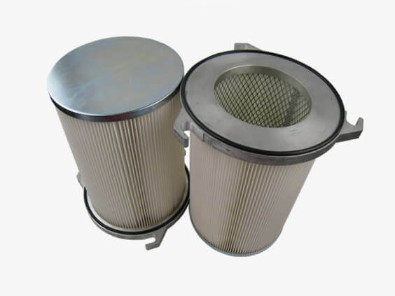 Custom Made Dust Collector Pleated Synthetic Air Filter Cartridge