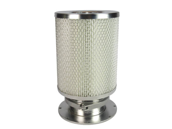 304 Flange With Clamp Dust Collect Filter Cartridge 165x264