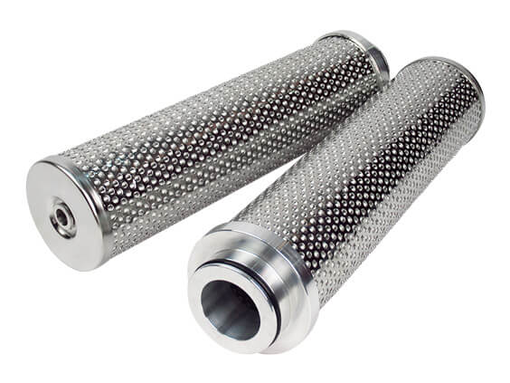 Paper Air Filter With Lined Mesh 68x263