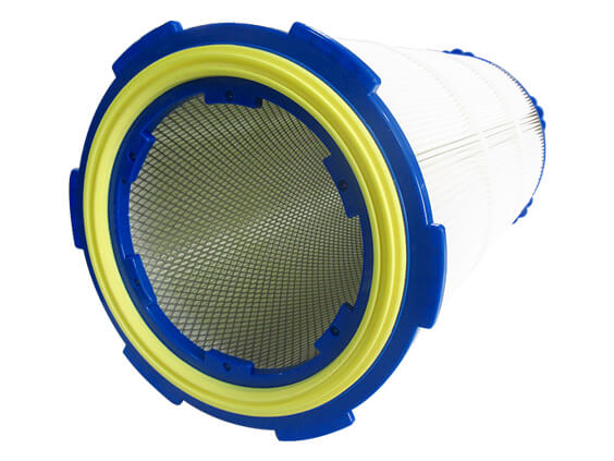 Six Ear Polyester Fabric Dust Collect Filter Cartridge 341x660