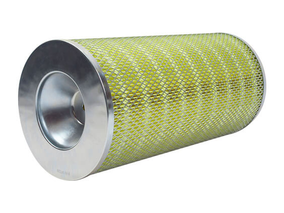 Yellow Paper Dust Air Filter Cartridge 186x378