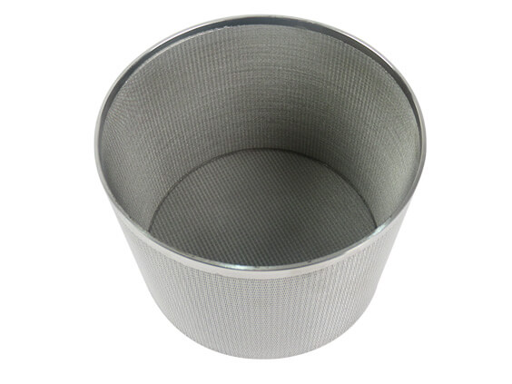 Custom Sintered Mesh Filter Element 133x105