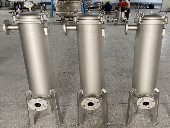 Single Bag Filter Housing