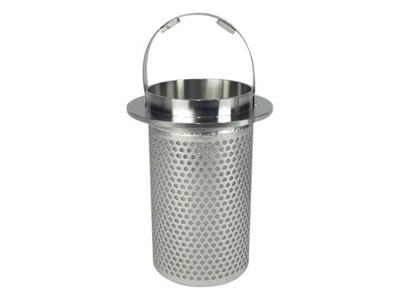 Huahang Custom SS Basket Filter 98x140x257