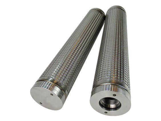 Metal stainless steel sintered filter cartridge