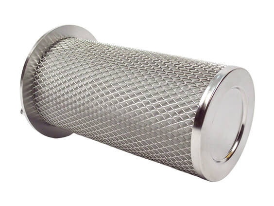 200 Mesh Stainless Steel Basket Oil Filter Element 145x270