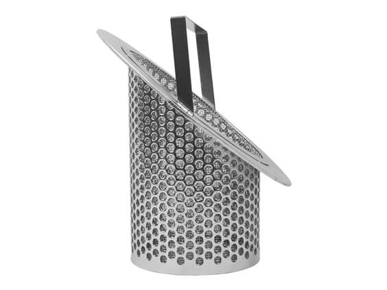 2000μm Stainless Steel Mesh Slanted Basket Filter 186x333