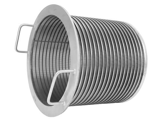 304 Stainless Steel Wedge Wire Filter 197x195 255x245