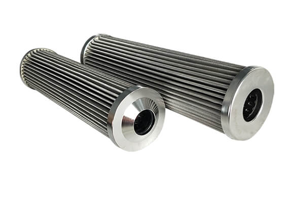 304 Stainless Steel Wire Mesh Pleeated Oil Filter Element