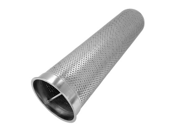 Custom Stainless Steel Basket Filter Element 183x650