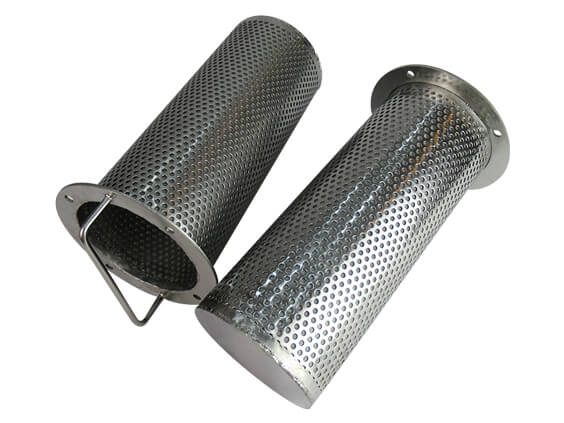 Stainless Steel Perforated Plate Basket Filter