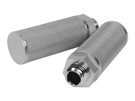2μm 316L Sintered Mesh Filter Element 33x100
