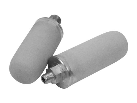 External Thread Titanium Sintered Powder Filter 30x93 30x90