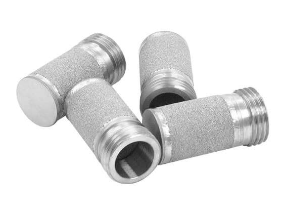 G½ External Thread Titanium Sintered Powder Filter Element