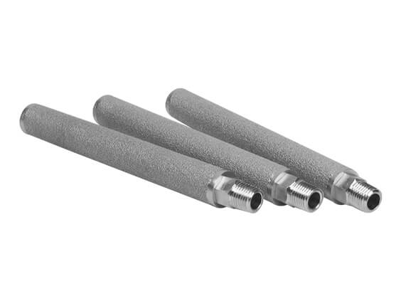 NPT¼ External Thread Sintered Powder Filter Element 14x175
