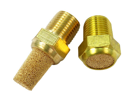 NPT Thread Copper Sintered Powder Filter Element
