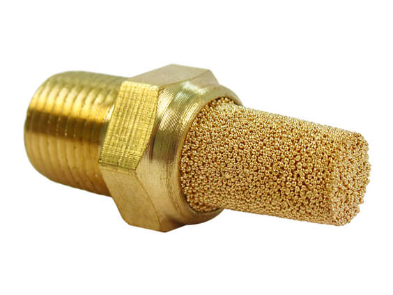 NPT Thread Copper Sintered Powder Filter Element