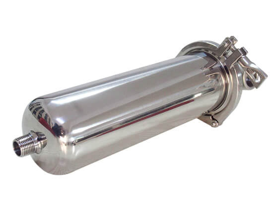 Stainless Steel Liquid Filter Housing 89x370