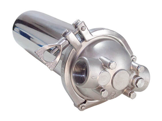 Stainless Steel Liquid Filter Housing 89x370