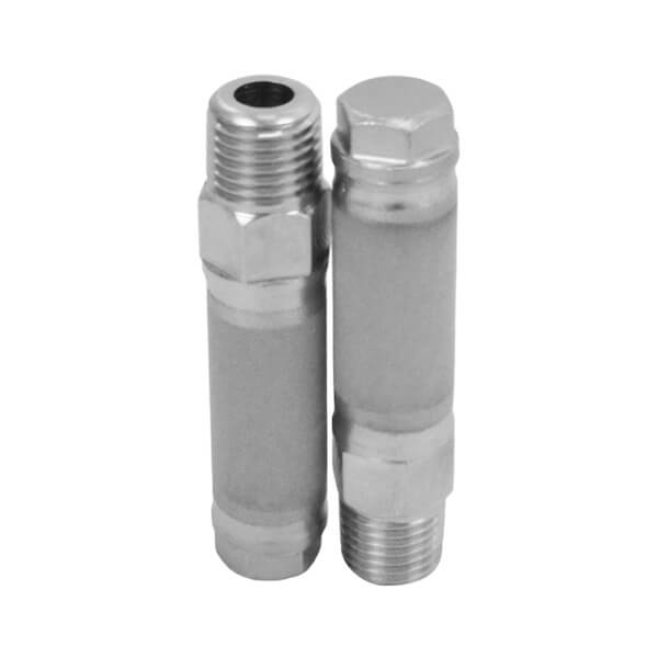 NPT¼ External Thread Sintered Powder Filter Element 15x65